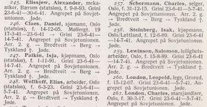 Norsk fangeleksikon utdrag jøder 1941.jpg
