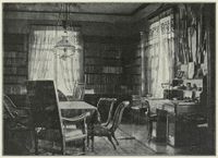 Statsråd Konows arbeidsrom.
