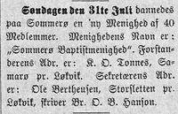 267. Notis i avisa Banneret fra Sommarøy 15.8.1892.jpg