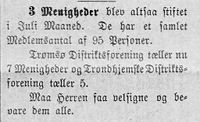 269. Notis i avisa Banneret fra Tromsø og Trondheim 15.8.1892.jpg