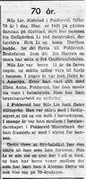 11. Notis om 70-årsdag i Namdal Arbeiderblad 28.10.1950.jpg