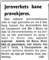 180. Notis om Norsk Jernverks jernbane i Namdal Arbeiderblad 28.10.1950.jpg