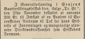 Notis om Senjens Baadforsikringsselskab i Moss Tilskuer 08.01.1878.jpg