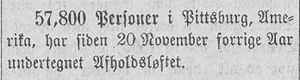 Notis om alkohol i Unions-Banneret 1.11.1885.jpg