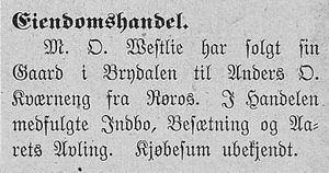 Notis om eiendomshandel i Østerdølen 05. 08 1904.jpg