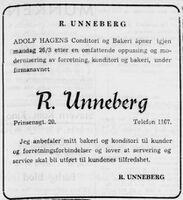 Endring av firmanavn. Annonse i Østlands-Posten 24. mars 1956.