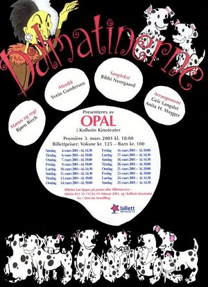 OPAL Dalmatinerne plakat 2001.jpg