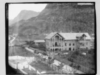 Odda Hotel, Hardanger, mellom 1880 og 1910.