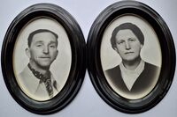 Olaf og Maren Westli. Foto: Holland, Hamar (repro 1983)