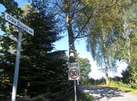 Motiv fra Olav Duuns vei i Botne i Holmestrand kommune, som fører til Duun-huset. Foto: Stig Rune Pedersen