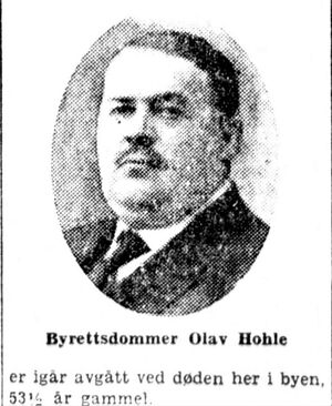 Olav Hohle Aftenposten nekrolog 1933.jpg