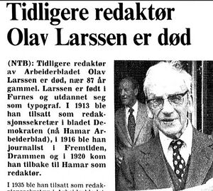 Olav Larssen faksimile Aftenposten 1981.JPG