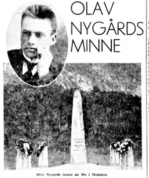 Olav Nygard faksimile Aftenposten 1934.png