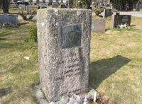 Gravminne for Olav Rognstad, som falt i kamp 15. april 1940. Foto: Stig Rune Pedersen