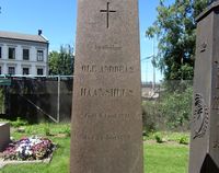 Gravminne, apoteker Ole Andreas Haanshuus (1821-1886). Foto: Stig Rune Pedersen