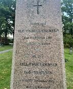 Gravminnet til sjøoffiseren og statsråden Ole Wilhelm Erichsen (1793-1860). Foto: Stig Rune Pedersen
