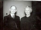 Ole og Martha Truber, Moss, 1961. Foto: Ukjent