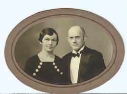 Martha og Ole Olsen i 1935. Foto: Ukjent
