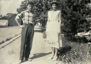 Ole og Tordis. Mot vest. 1955..JPG