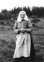 Olianna Hansdatter (1841 – 1927). Fotokilde: Granli historielag ved Ingeborg Haukelia og Unni N. Fjeld.