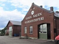 Olsen Nauen klokkestøperi i Tønsberg kommune er landets eneste i sitt slag. Foto: Stig Rune Pedersen