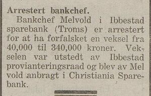 Om banksjefen i Ibestad Sparebank i Indlandsposten 23.12.1920.jpg