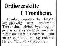 211. Om skifte av ordfører i Trondheim i Nord-Trøndelag og Nordenfjeldsk Tidende 18. 12. 1934.jpg