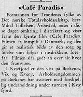 Folkeviljen 7. mai 1953.