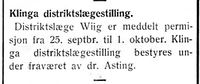 133. Omtale av distriktslegestillingen i Klinga i Nord-Trøndelag og Nordenfjeldsk Tidende 25.09.34.jpg