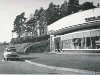 I 1961 flyttet Oppegård sparebank inn i nye lokaler i Kolbotnveien 6. Foto: Tore Gautneb