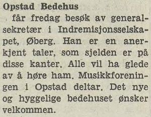 Opstad bedehus (Faksimile omtale møte, Sarpsborg Arbeiderblad 1964-11-12, s 2).jpg