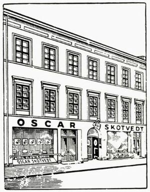 Oscar Skotvedt i Kirkegata (Oslo erhvervsliv gjennem hundre år).JPG