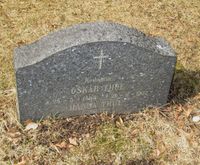 Redaktør, ordfører i Bodø, Oskar Thue er gravlagt på Ullern kirkegård. Foto: Stig Rune Pedersen