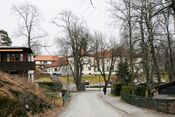 Motiv fra Arnstein Arnebergs vei i Oslo, vest for Frognerparken, hvor han har tegnet to av villaene, bl.a. sin egen villa Elsero. Foto: Roy Olsen