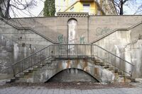 Trapp mellom Dovregata og Glückstads gate. Foto: Roy Olsen (2004).