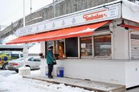 Kongshavnveien 22. Kiosken ved Sjursøya forsvant rundt 2023. Foto: Roy Olsen (2015).