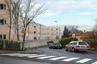 Ryenbergveien sett vestover fra Valhallveien. Foto: Roy Olsen (2007).