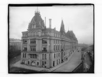 Victoria terrasse fotografert mellom 1880 og 1910. Foto: Marthinius Skøien