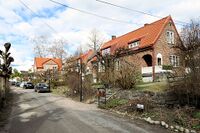 Arbeiderboliger på Hasle, oppført for ansatte ved Freia fabrikker. Foto: Leif-Harald Ruud (2018).