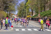 En av etappene under Holmenkollstafetten går i Colletts gate. Foto: Leif-Harald Ruud (2018).