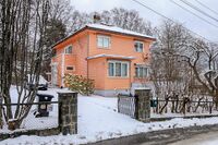 Funkisvilla i Kittel-Nielsens vei på Sæter. Foto: Leif-Harald Ruud (2023).