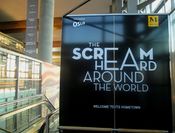 Markering av jubileet for ankomne passasjerer fra utlandet ved Oslo lufthavn i 2013. Foto: Stig Rune Pedersen