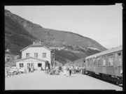 Tog på Otta stasjon. Foto: Jac Brun