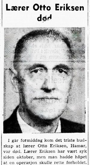 Otto Eriksen lærer faksimile 1951.jpg