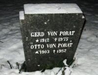 Bokseren Otto von Porat er gravlagt på Ullern kirkegård. Foto: Stig Rune Pedersen