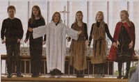 Habago, som nå besto av seks sangere, framførte Påskemusikal i Harstad kirke på palmesøndag. Foto: Liv-Hege Heill