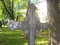 Palle Rømer Fleischers grav på Krist kirkegård i Oslo. Foto: Stig Rune Pedersen (2012)