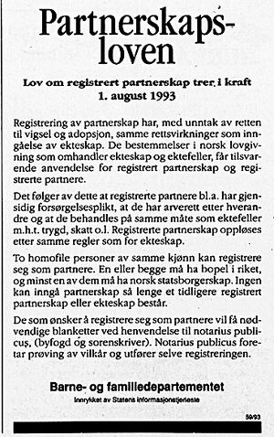 Partnerskapsloven offisiell info 1993.jpg