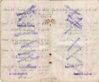 Peder Mathisens handlebok i Fauskevåg Kjøpelag 1941-1947.