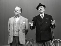 Rollebilde fra 1971 med Per Aabel og Stein Grieg Halvorsen. Foto: Frits Solvang